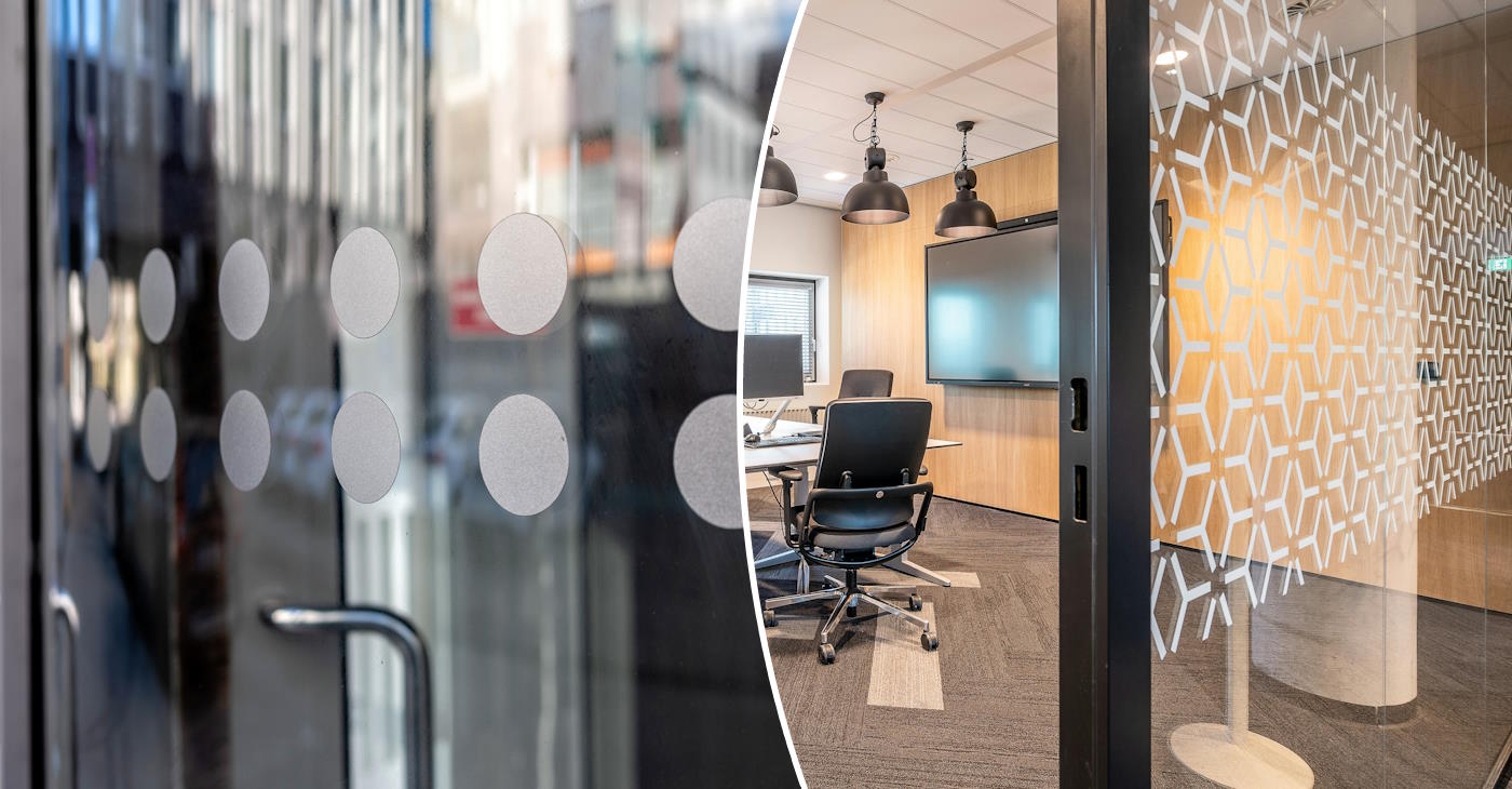 kontrastmarkering glaspartier